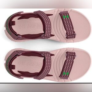 Under Armour Fat Tire unisex DEEP RED MISTY PURPLE Hiking Sandal shoes size 13.5